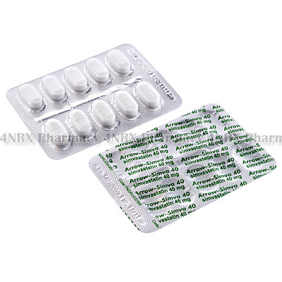 Arrow-Simva (Simvastatin) - 40mg (90 Tablets)