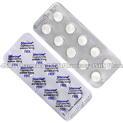 Siterone (Cyproterone Acetate) - 50mg (50 Tablets)