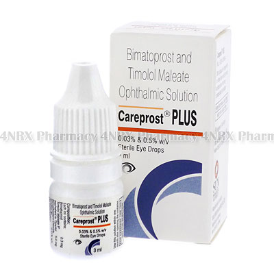 Careprost Plus Eye Drops (Bimatoprost/Timolol Maleate)