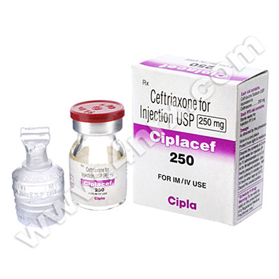 Ciplacef 250 Injection (Ceftriaxone)